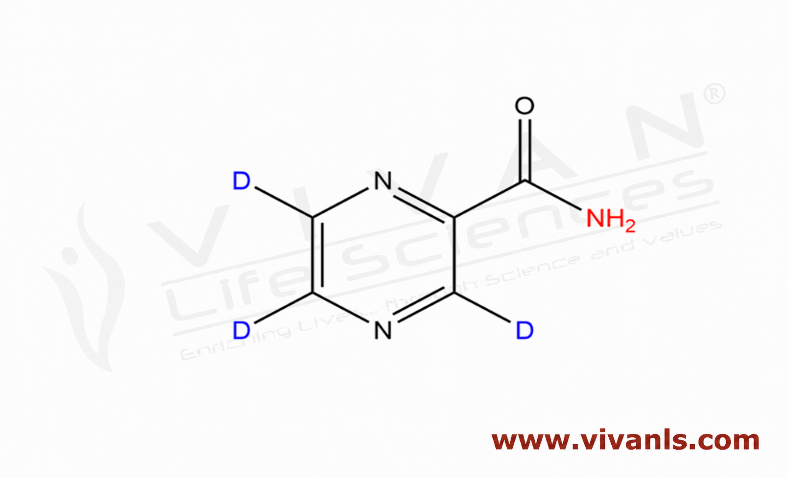Stable Isotope Labeled Compounds-Pyrazinamide D3-1787572769.png